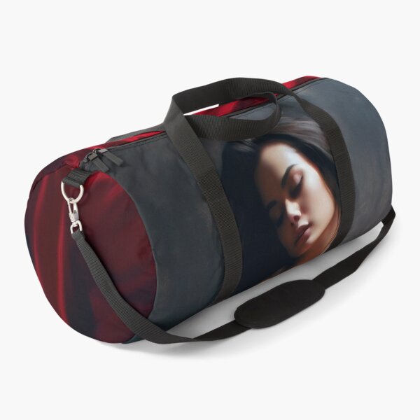 Item preview, Entrancing Elegance: A Captivating Portrait of a Red-Dressed Beauty designed and sold by oanaunciuleanu.