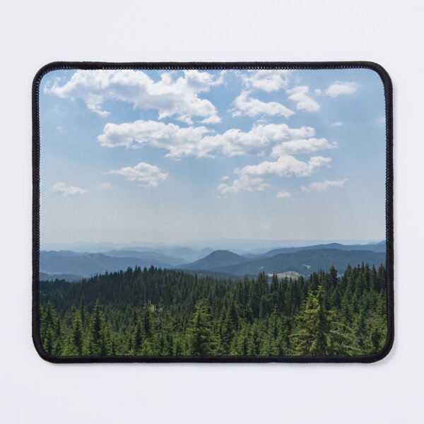 Item preview, Big Sky Country - Forests Mountaintops and Cloud Puffs designed and sold by Georgia Mizuleva.