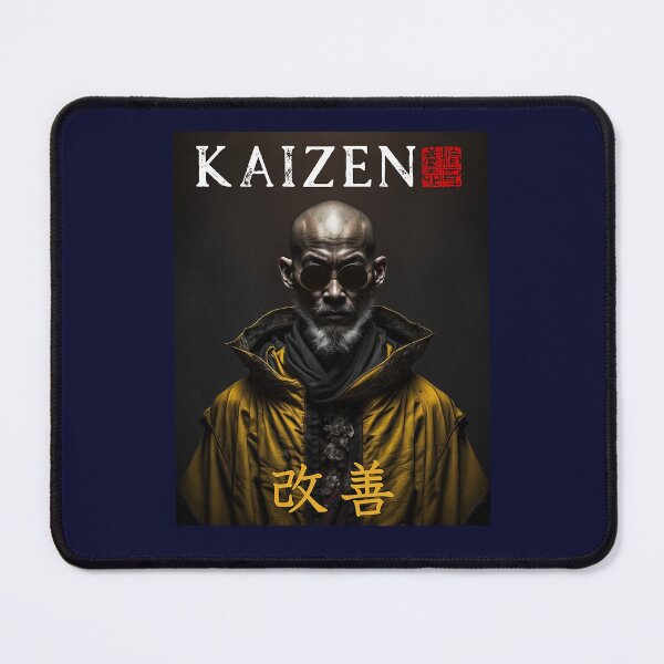 Item preview, Tibetan Cyberpunk Futuristic Monk – Kaizen Continuous Improvement Japanese Kanji (1) designed and sold by nhaemtag.