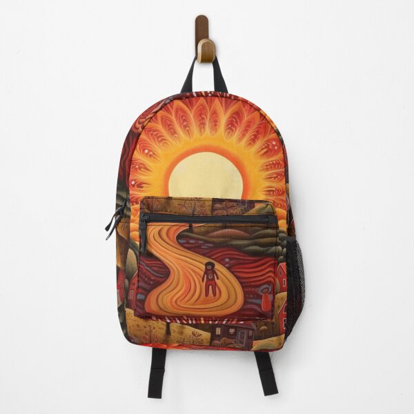 Item preview, bright sunrise abstraction, folk art style designed and sold by SBD-Shop.