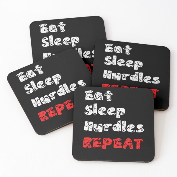 Item preview, Eat Sleep Hurdles Repeat designed and sold by jesuisvangjif.