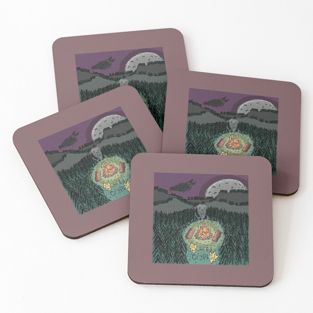 Item preview, Coasters (Set of 4) designed and sold by ScaredCryptid.
