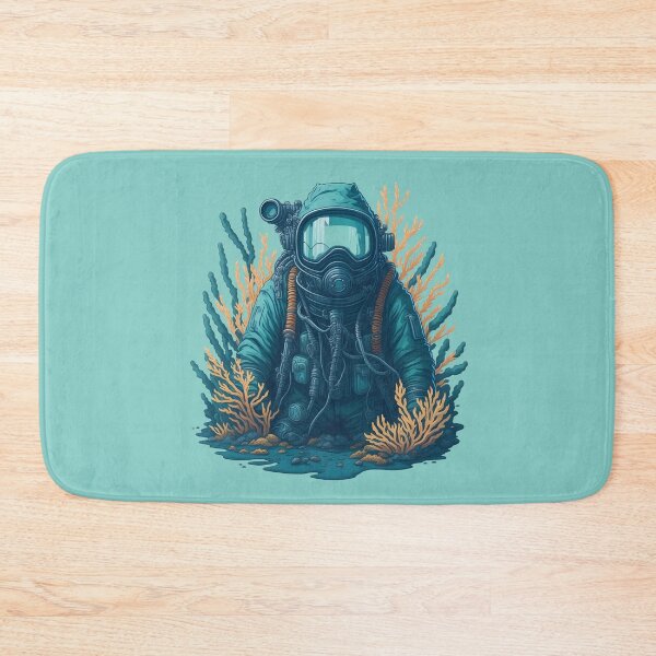 Item preview, Diving Suit Forgotten in the Ocean designed and sold by feferreira.