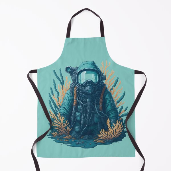 Item preview, Diving Suit Forgotten in the Ocean designed and sold by feferreira.