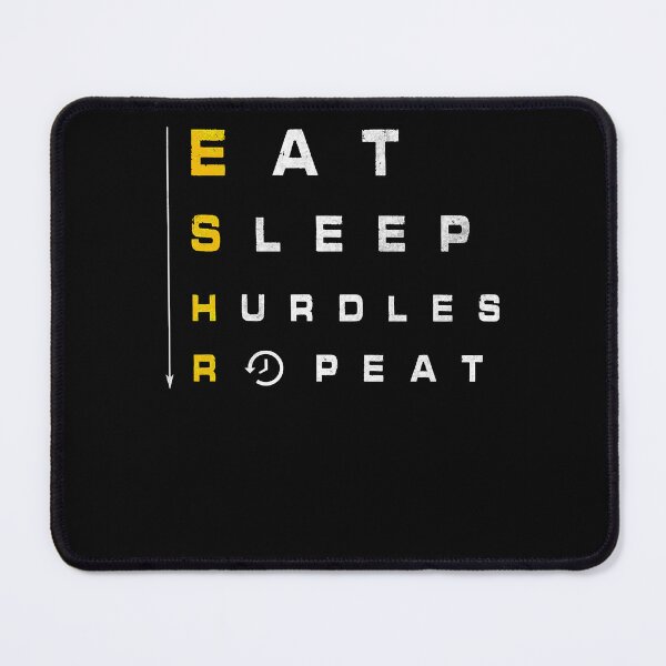 Item preview, EAT SLEEP HURDLES REPEAT  designed and sold by jesuisvangjif.