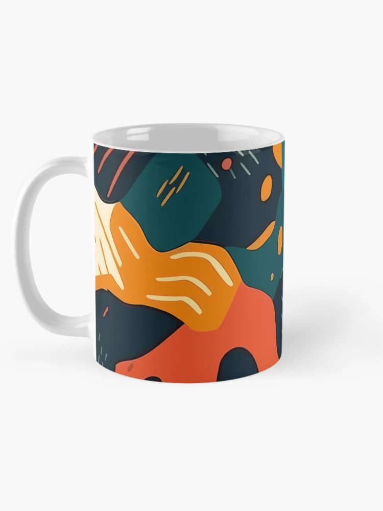 Thumbnail 5 of 6, Coffee Mug, Colorful Abstract Splash designed and sold by InfinityPattern.