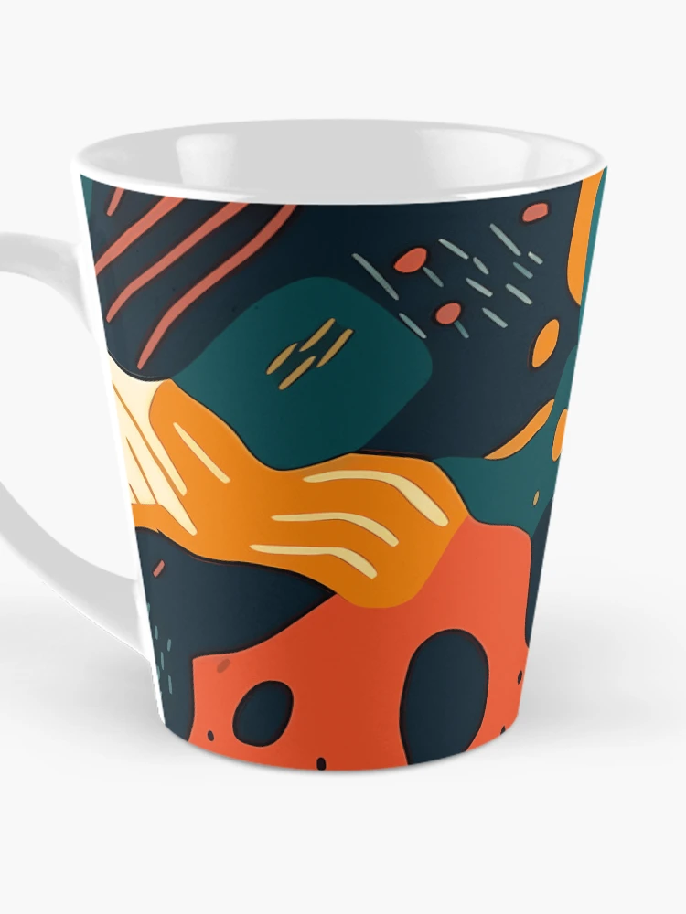 Thumbnail 3 of 4, Coffee Mug, Colorful Abstract Splash designed and sold by InfinityPattern.