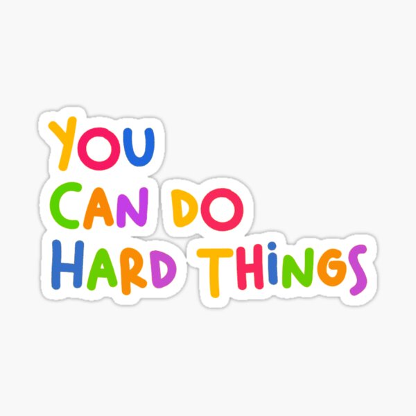 Item preview, you can do hard things  designed and sold by BakerShaker04.