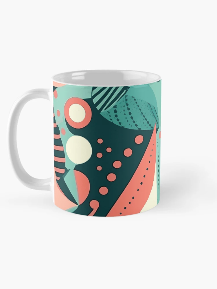 Thumbnail 5 of 6, Coffee Mug, Retro Abstract designed and sold by InfinityPattern.