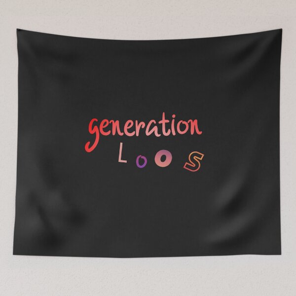 Item preview, generation loss, letters  designed and sold by CraktmanShop.