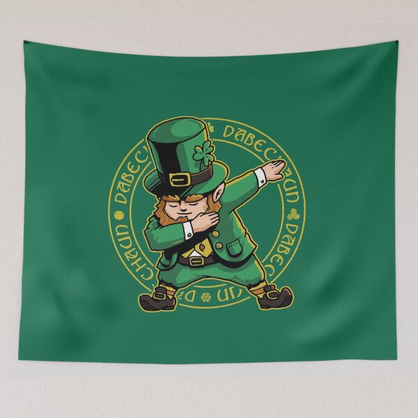 Artikelvorschau, Dabchaun Dabbing Leprechaun St Patrick Tageshemd 17. März entworfen und verkauft von vomaria.