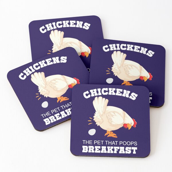 Item preview, Chickens the Pet that Poops Breakfast Farmer Chicken Farm 	 	 designed and sold by olrpquln18.