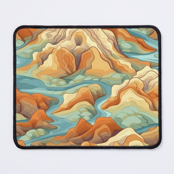 Item preview, Desert River - Organic Abstract Art - Original Artwork Pattern designed and sold by ShadedGallery.
