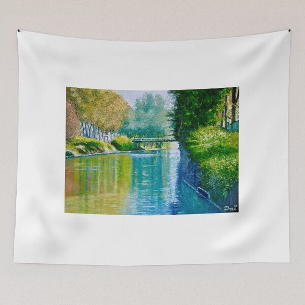 Item preview, Canal du Midi in Toulouse Ville designed and sold by Dai Wynn Fine Art.