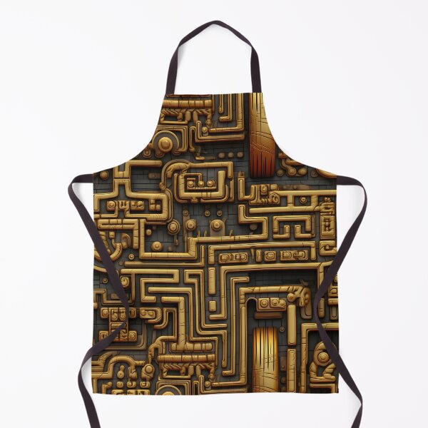 Item preview, Steampunk Labyrinth – Seamless designed and sold by GalacticLabs.