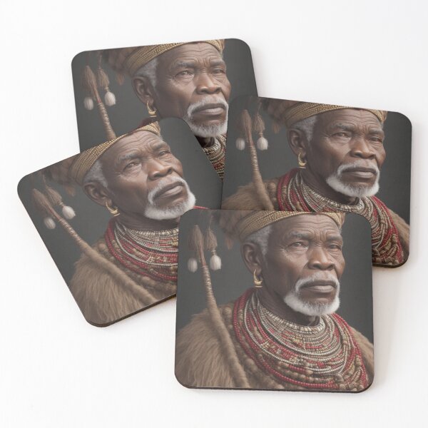 Artikelvorschau, Älterer afrikanischer Zulu, männlich, 5 entworfen und verkauft von Rothnaric.