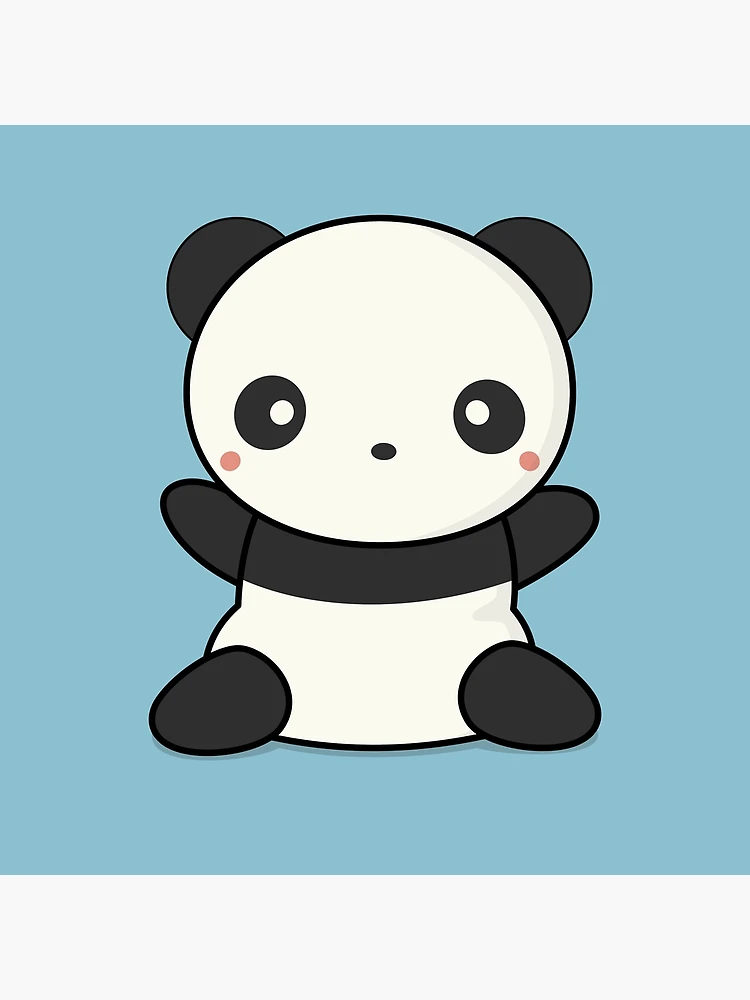 Sitting Panda Is Cute Kawaii And Adorable - NeatoShop