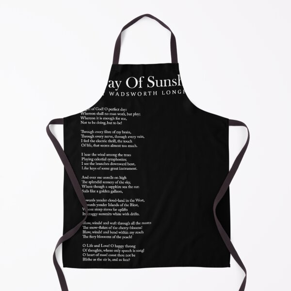 Item preview, A Day Of Sunshine - Henry Wadsworth Longfellow Poem - Literature - Typography Print 2 - Black designed and sold by Studio Grafiikka.
