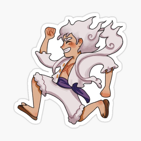 Luffy gear 5' Sticker