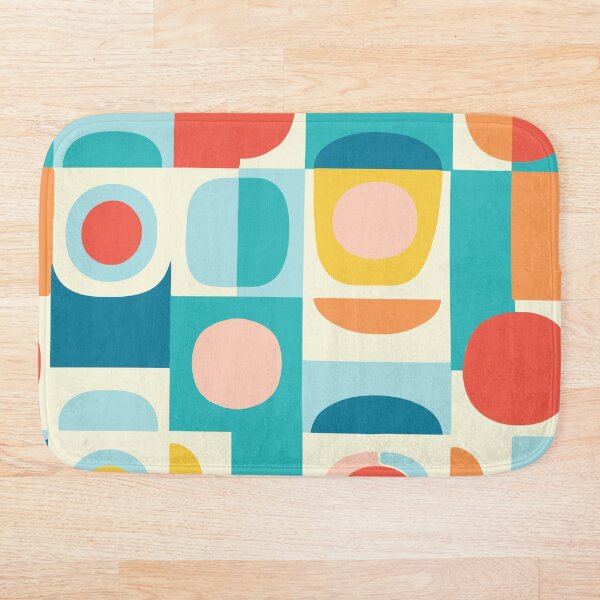 Item preview, The Tetravalent: a Mid-Century Modern, retro textile pattern by DecoTiler designed and sold by DecoTiler.