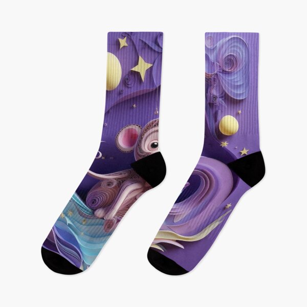 Item preview, Cute cartoon monkey on a purple background. 3d illustration. designed and sold by aiphotosart.