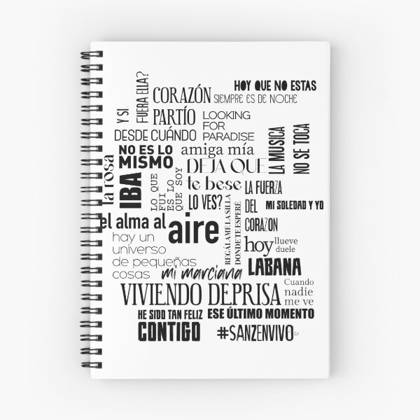 Item preview, Sanz en Vivo - Las canciones designed and sold by Adriana Campuzano.