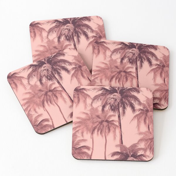 Item preview, palm tree pattern in a pink background  designed and sold by Brandon f.