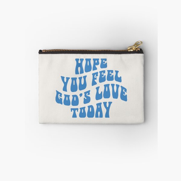 Item preview, Hope You Feel God's Love Today Wavy Typography-Blue by Bossy Cat Home designed and sold by BossyCatHome.