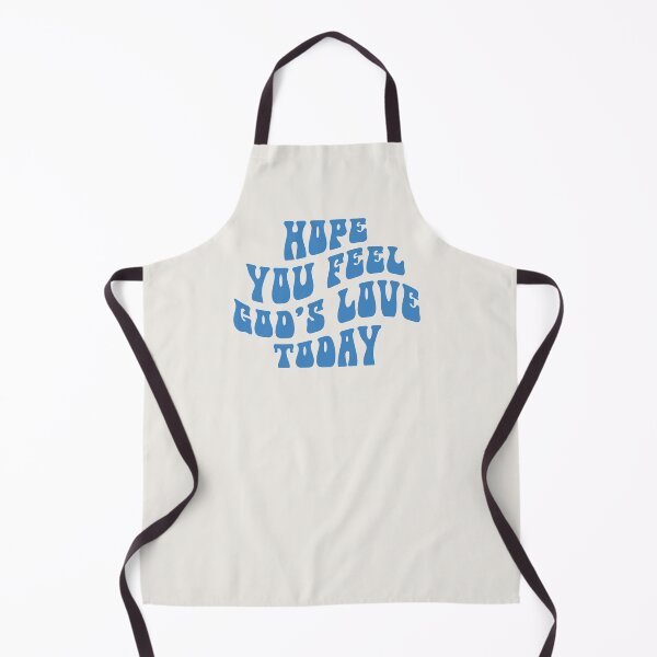 Item preview, Hope You Feel God's Love Today Wavy Typography-Blue by Bossy Cat Home designed and sold by BossyCatHome.