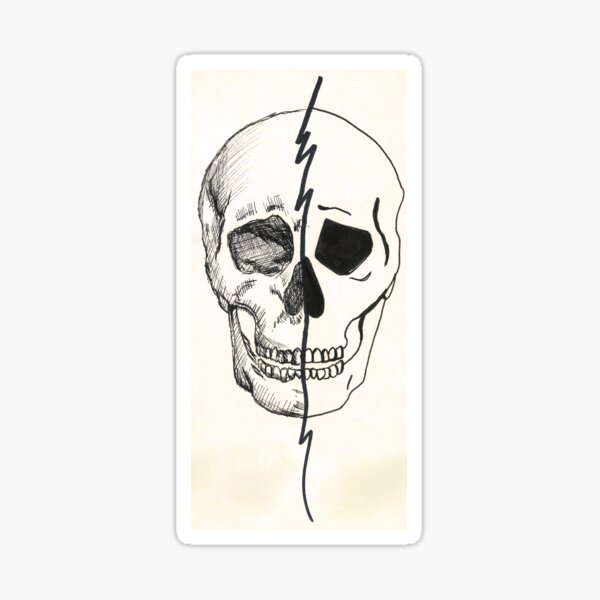 Drawn In Ink - Divided Sticker