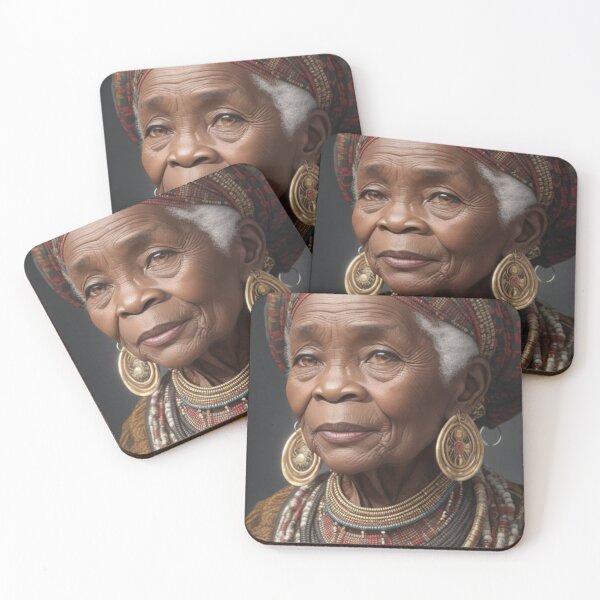 Item preview, Elder African Zulu female 5 designed and sold by Rothnaric.