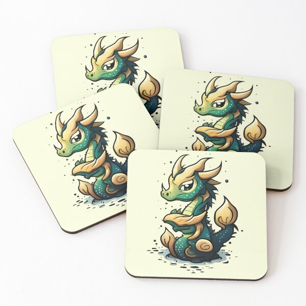 Item preview, Seawing WOF Baby Dragon Kawaii designed and sold by druidwolfart.
