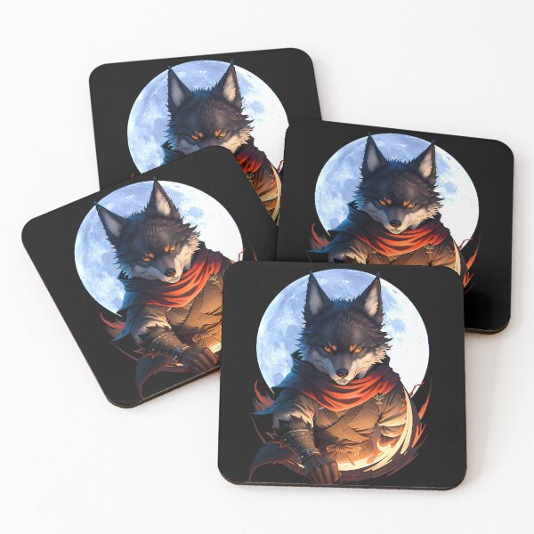 Item preview, Ninja wolf - digital art (Design with transparent background) designed and sold by Gothicpower.