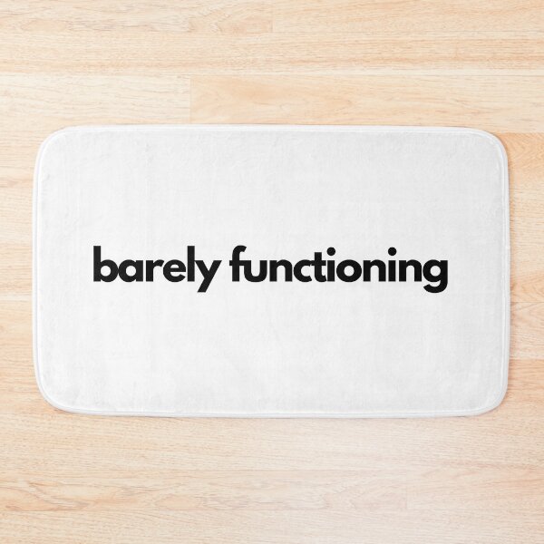 Item preview, barely function - black text designed and sold by MerlinsHut.