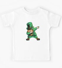 Camiseta para niños Dabechaun Dabbing Leprechaun St Patrick Day Shirt 17 de marzo