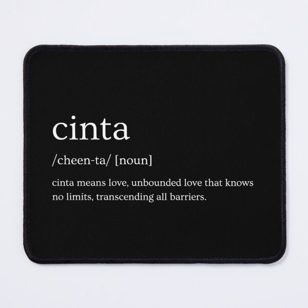 Item preview, Cinta - Indonesian Words Definition designed and sold by mendobreaker1.