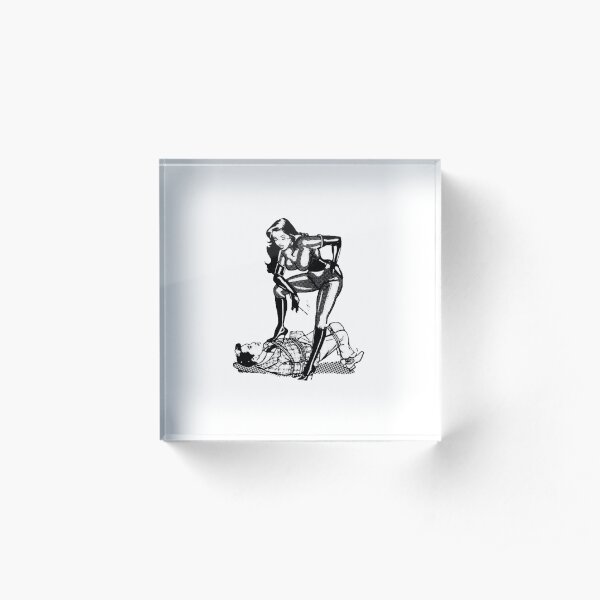 Down boy Acrylic Block