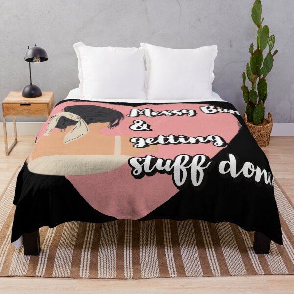 Item preview, Messy Bun And Getting Things Done designed and sold by Quotes Gallery.