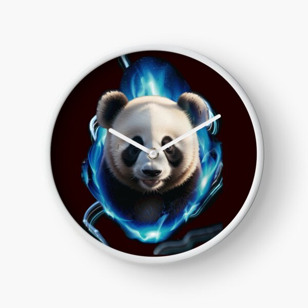 Vista previa del artículo con la obra «panda de llama azul», diseñado y vendido por StevyWinder.
