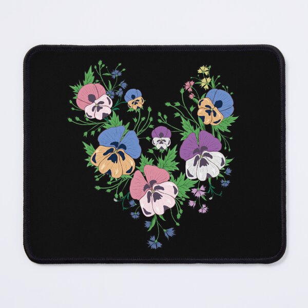 Item preview, Pansies Floral Retro Gardening Ukrainian Vyshyvanka Style designed and sold by r-silver.