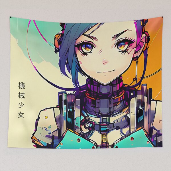 Item preview, Mechanical Girl - Inkpunk designed and sold by CyberInc.