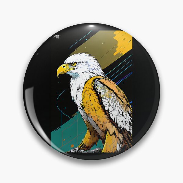 Item preview, Portrait of an Eagle - Inkpunk designed and sold by CyberInc.