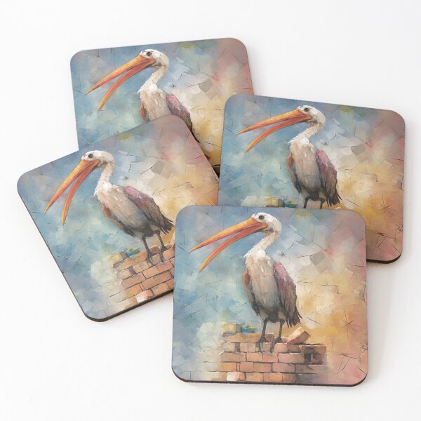 Artikelvorschau, Pelican on Bricks: Surreal Journey in the World of Neo-Expressionism entworfen und verkauft von Piotrek0001.