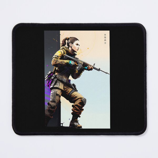 Item preview, Female Soldier - Inkpunk designed and sold by CyberInc.