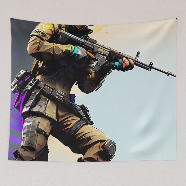 Item preview, Female Soldier - Inkpunk designed and sold by CyberInc.