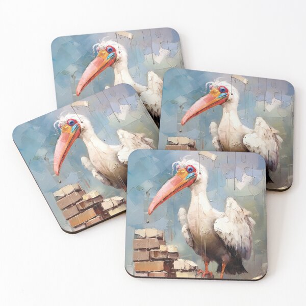 Artikelvorschau, Pelican on Bricks: Surreal Journey in the World of Neo-Expressionism entworfen und verkauft von Piotrek0001.