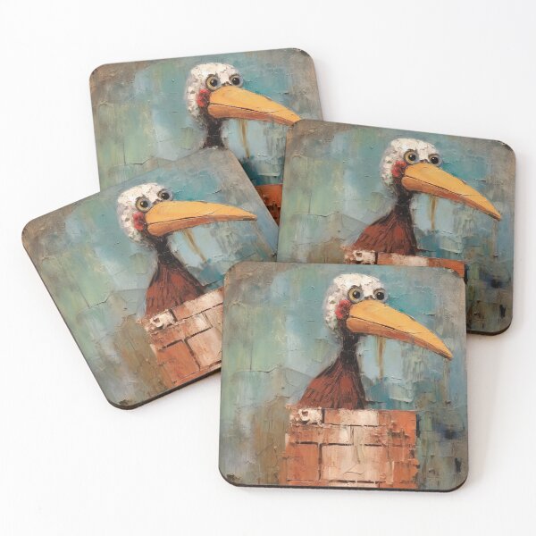 Artikelvorschau, Pelican on Bricks: Surreal Journey in the World of Neo-Expressionism entworfen und verkauft von Piotrek0001.