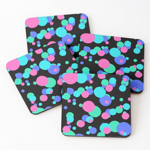 Item preview, Colourful Bubble Shape Pattern designed and sold by LMoonDesigns.