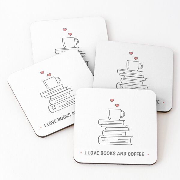Item preview, I love books and coffee designed and sold by denis90ch.