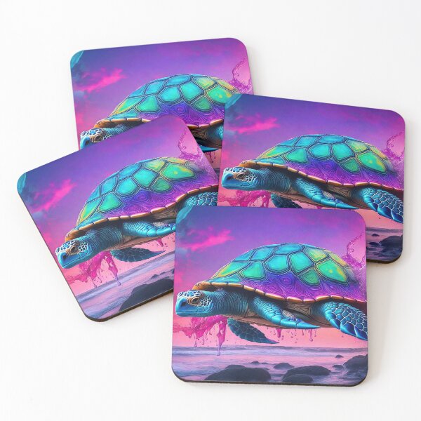 Item preview, Turtle Neon Sunset designed and sold by wilLisonePolli.